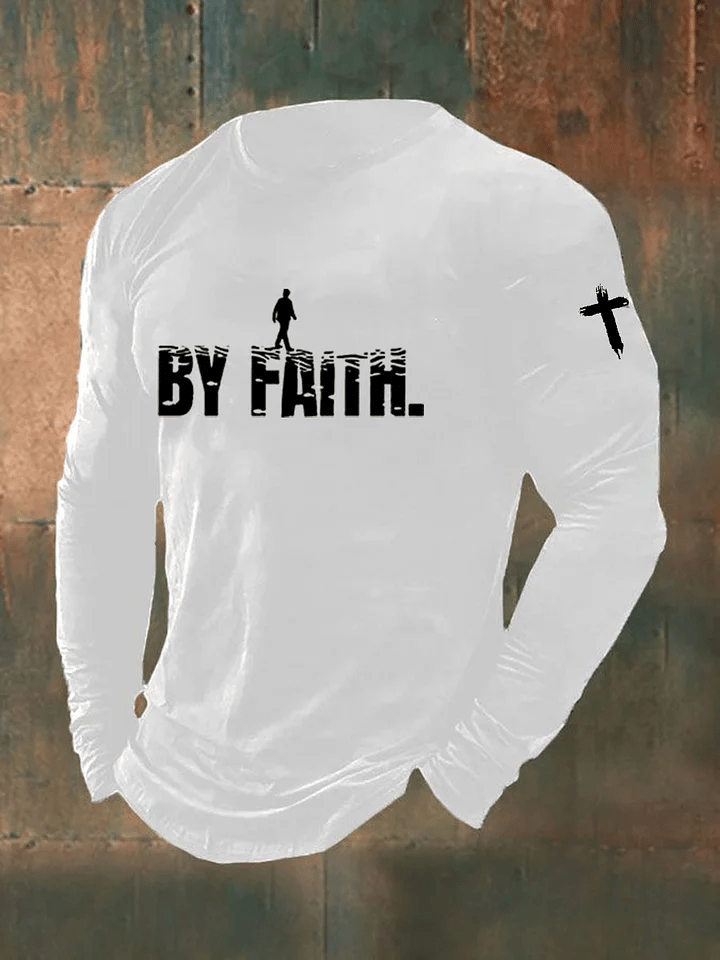 Men's Walk By Faith Printed Shirt