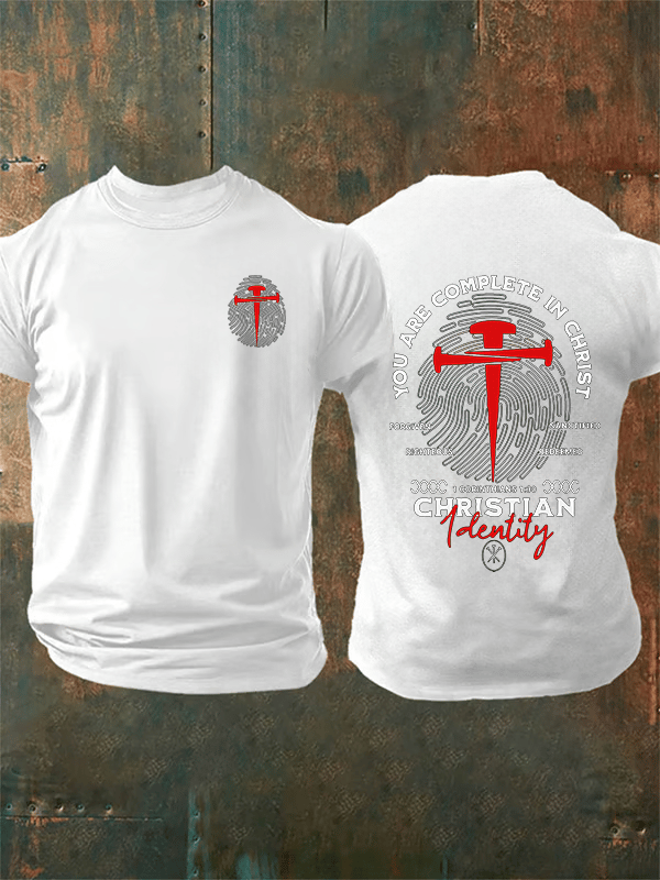 Men's You Are Complete In Christ Christian T-Shirt