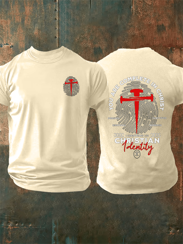 Men's You Are Complete In Christ Christian T-Shirt