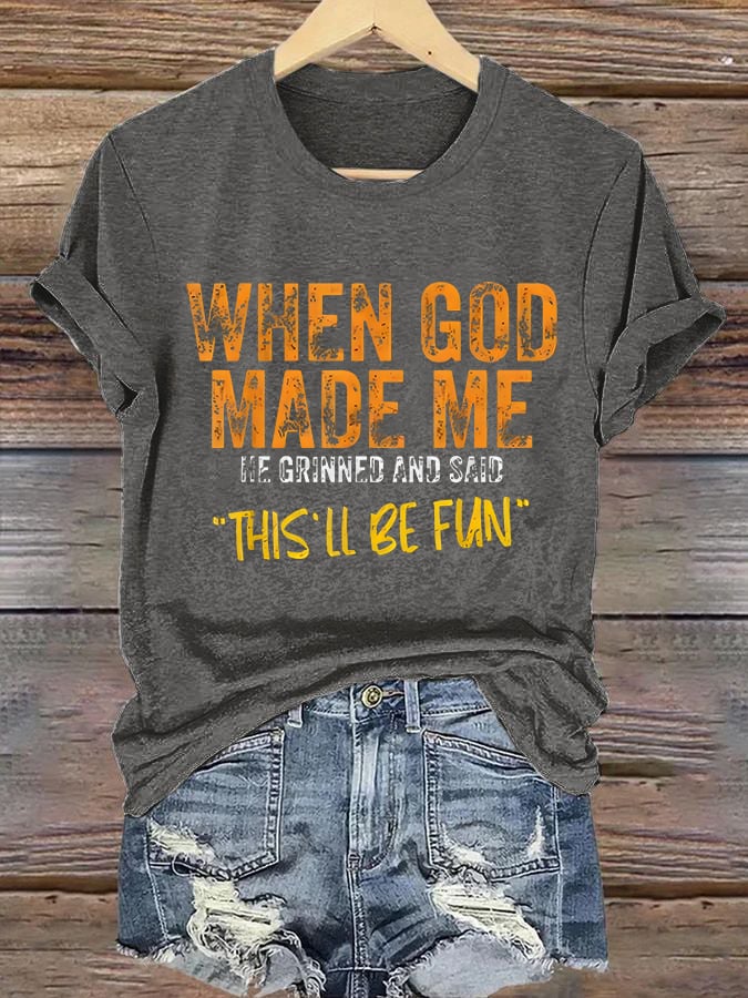 Women'S Casual Faith Short Sleeve T-Shirt