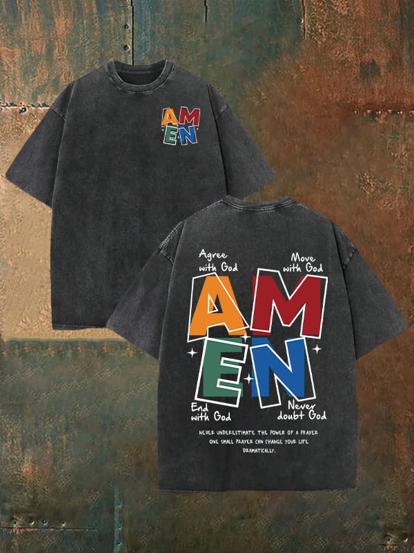 Unisex AMEN Washable T-shirt