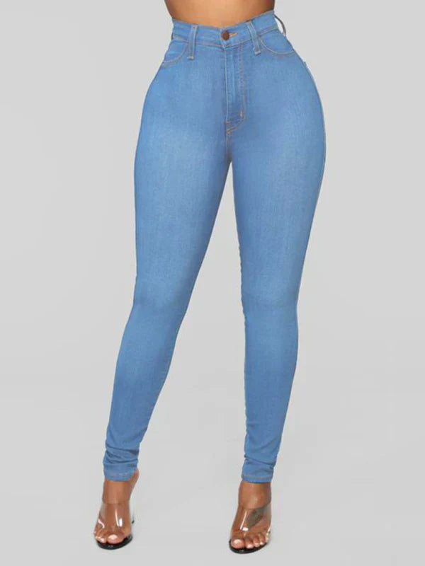 π€ Sleek & Stretchy High-Waist Denim Pencil Pants β Chic, Comfy & Perfect for Every Outfit! π₯