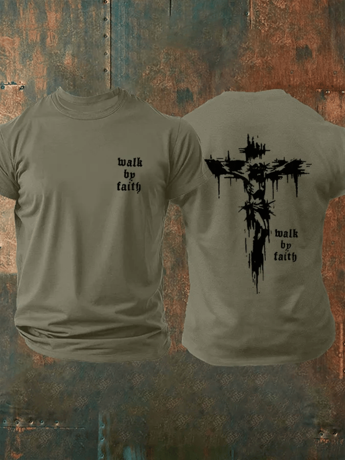 Men's Walk By Faith Printed Shirt