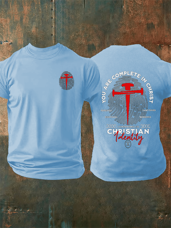 Men's You Are Complete In Christ Christian T-Shirt