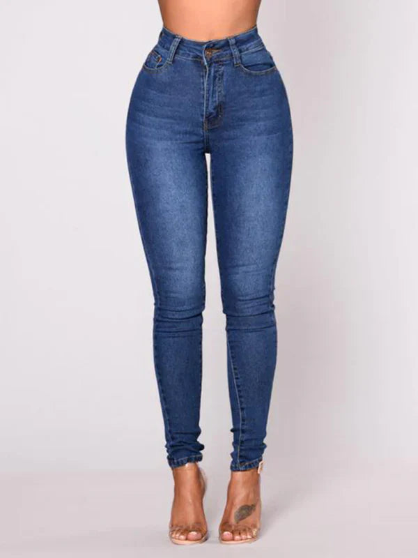 π€ Sleek & Stretchy High-Waist Denim Pencil Pants β Chic, Comfy & Perfect for Every Outfit! π₯