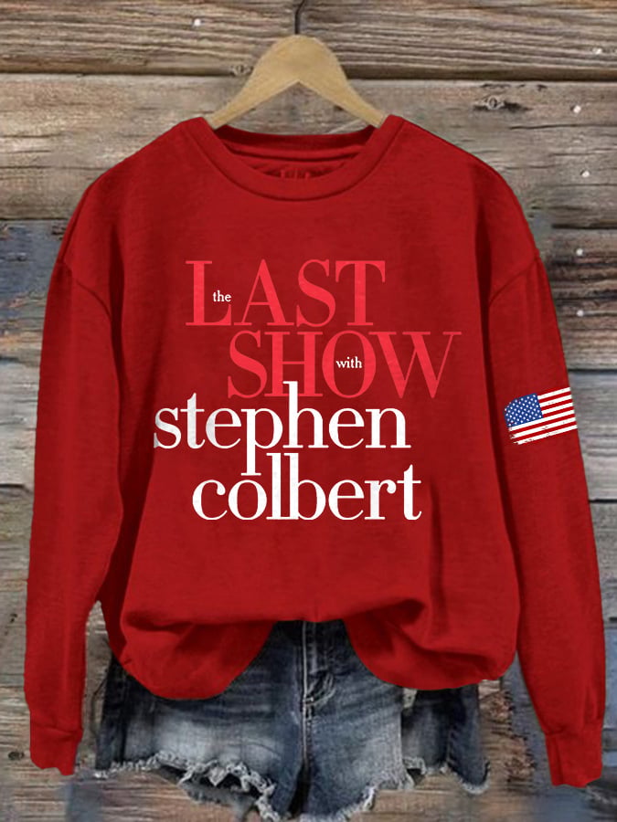 🔥Buy 3 Get 15% Off🔥Retro Last Show Print Sweatshirt