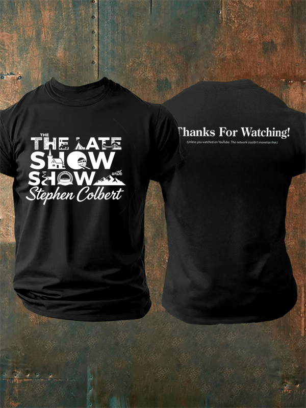 🔥Buy 3 Get 15% Off🔥Men's Retro Last Show Print T-Shirt