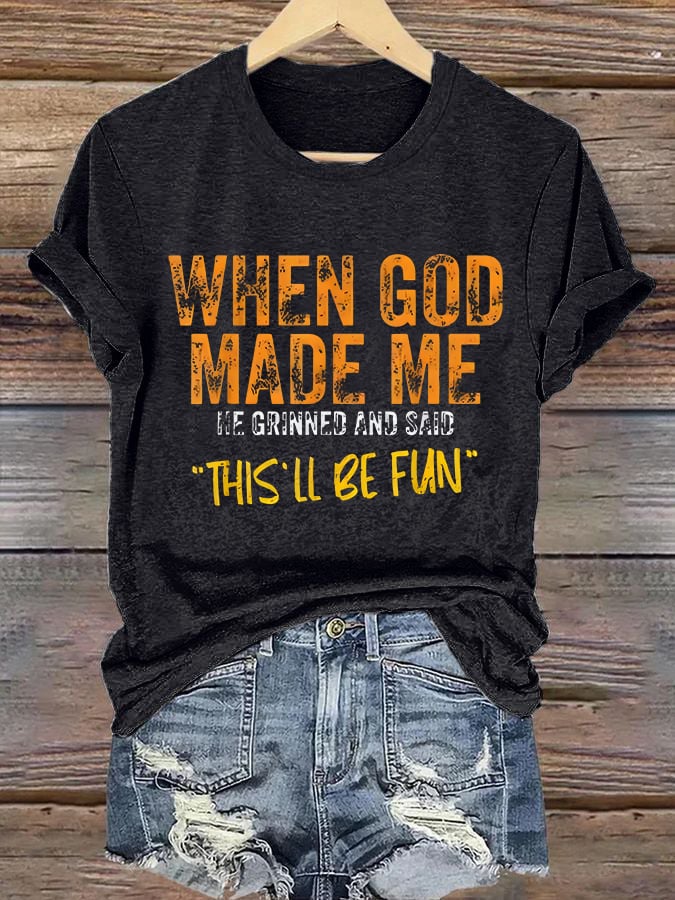 Women'S Casual Faith Short Sleeve T-Shirt