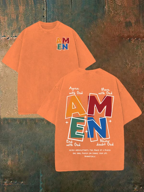 Unisex AMEN Washable T-shirt
