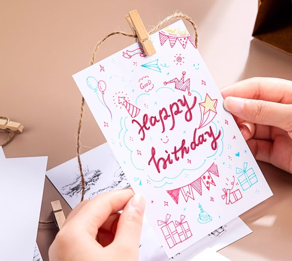 Premium Card Stock Paper | Heavyweight Blank Sheets for Crafting & Invitations