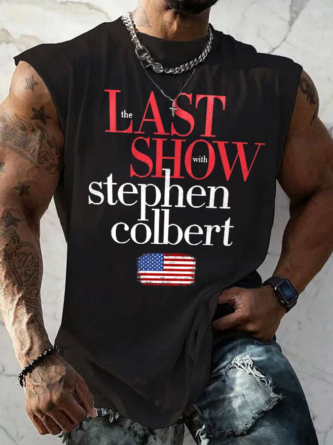 🔥Buy 3 Get 15% Off🔥Retro Men's Last Show Print Tops Tank