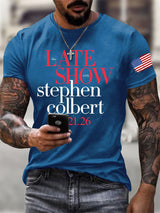 🔥Buy 3 Get 15% Off🔥Men's Retro Late Show 05.21.2026 Print T-Shirt