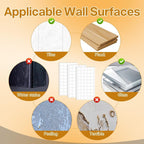 150pcs Round Double Sided,Clear Removable & Double Sided Tape for Crafts, Posters, Photos, Ideal Sticky Tape for Home, Office, School, Art Projects Displays