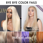 PreMax Wigs | Blonde 613 Silky Straight Glueless 5x5 Closure HD Lace Wig Pre-Cut Lace
