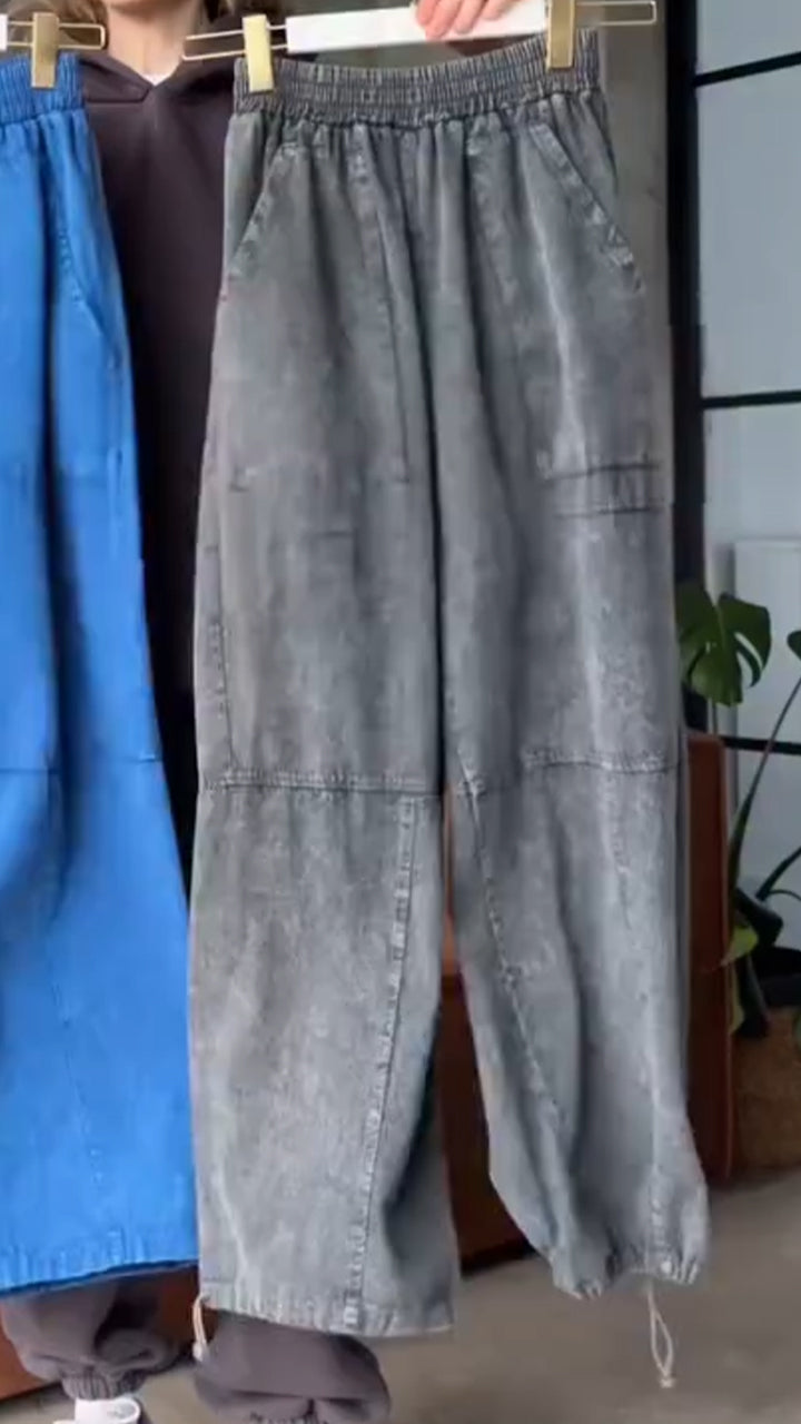 Ladies' Spliced Casual Pants