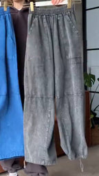 Ladies' Spliced Casual Pants