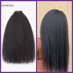 Straight / Body Wave / Kinky Curly / Yaki Straight / Kinky Straight / Messy Curly Clip in Hair Extensions Real Human Hair Pieces 135g 9pcs / 7pcs with Free Gift