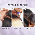 AiryFit™ Scalp Care Wigs - Deep Parting Loose Body Wave Human Hair Wig 11x6 Frontal HD Lace Glueless Wig