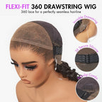 PreMax Wigs - Flexi-Fit Invisi Drawstring Cap 360 HD Lace Loose Body Wave Wig Restyle Friendly  - US Only