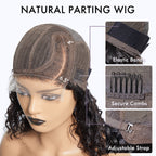 Ash Blonde Highlight Loose Wave Glueless Minimalist HD Lace Short Wavy Wig Pre-Cut Lace