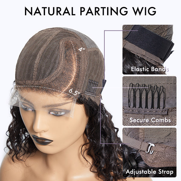 Ash Blonde Highlight Loose Wave Glueless Minimalist HD Lace Short Wavy Wig Pre-Cut Lace