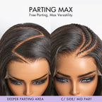 Luvme All-Day Comfort™ Wig 180% Density Bouncy Wand Curly 7x6 Closure HD Glueless Wig Pre-Cut Lace