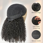 Luvme Too Easy Texture™ 3-In-1 Half Wig 180% Density Kinky Curly Glueless Flexi-Fit Drawstring Wig