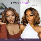 Luvme Hair 180% Density Elegant Chocolate Brown Loose Wave Minimalist HD Lace Glueless Wig Pre-Cut Lace - US Only