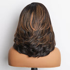 Effortlessly Chic Butterfly Cut Layered Wavy Glueless HD Minimalist Lace Short Wig