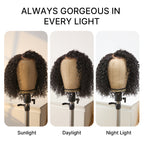 Wet and Wavy 5x5 Closure Pre-Cut Lace Water Wave Wig Glueless Side Part Human Hair Wig