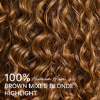 Readitress™ Ombre Brown Highlight Boho Braids Deep Curly Glueless 5x5 Closure Lace with Braided Top Human Hair Wig Pre-Cut Lace