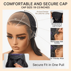 NatureMAX™ Silky Straight Glueless Ear-to-ear 13x4 HD Lace Front Wig Pre-Cut Lace