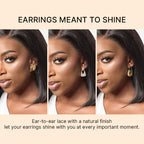 NatureMAX™ 250% Density Loose Wave Glueless Ear-to-ear 13x4 HD Lace Front High Density Wig Pre-Cut Lace Flexi-Fit Drawstring Cap