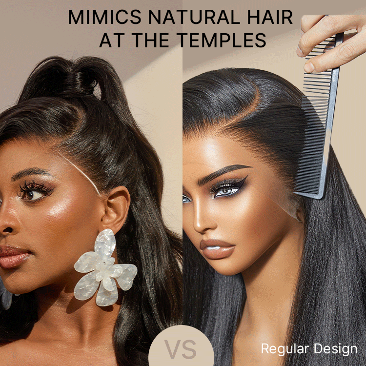 NatureMAX™ 250% Density Loose Wave Glueless Ear-to-ear 13x4 HD Lace Front High Density Wig Pre-Cut Lace Flexi-Fit Drawstring Cap