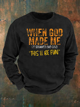 Men's  Casual Faith Short-Sleeved  Sweatshirt