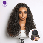 MyOwn-Fit™ 360 HD Lace Free Parting Water Wave Wig Flexi-Fit Invisi Drawstring Cap & Pre-Cut Lace