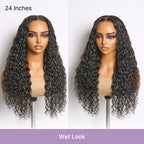 Luvme All-Day Comfort Wig 180% Density Soft & Full Water Wave Glueless 7x6 Closure HD Lace Human Hair Wig Pre-Cut Lace