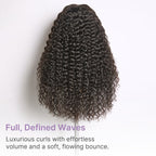 Luvme All-Day Comfort Wig 180% Density Soft & Full Water Wave Glueless 7x6 Closure HD Lace Human Hair Wig Pre-Cut Lace
