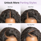 Luvme All-Day Comfort Wig 180% Density Soft & Full Water Wave Glueless 7x6 Closure HD Lace Human Hair Wig Pre-Cut Lace