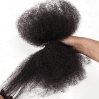 QVR Knotless Boho Island Twists with 100% Human Hair Curls