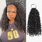 Member Sale| QVR Burmese Curly Crochet Hair Natural Black