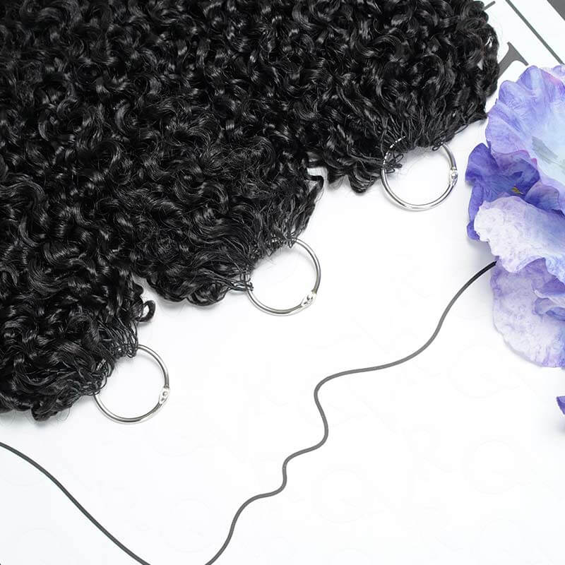 Member Sale| QVR Burmese Curly Crochet Hair Natural Black