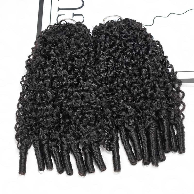 Member Sale| QVR Burmese Curly Crochet Hair Natural Black