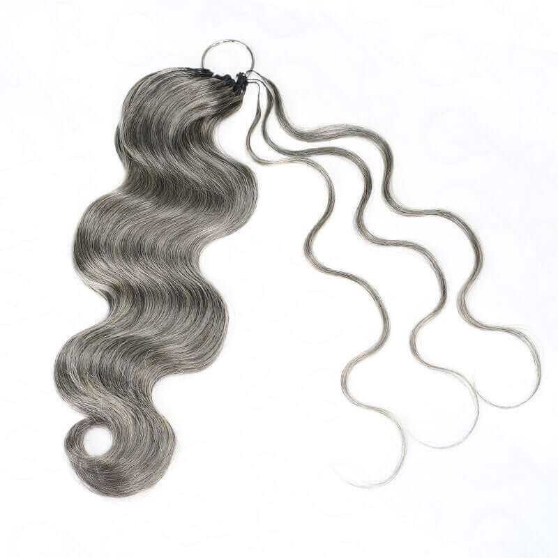 QVR Body Wave Crochet Hair Natural Black Machine Made Feather Human Hair Extension