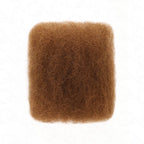 QVR Affordable Afro Kinky Bulk Human Hair Auburn Color For Braiding DreadLock