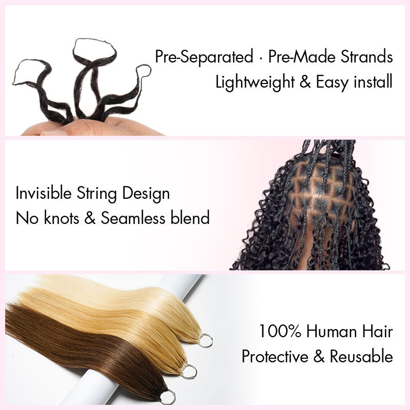 QVR Bright Brown #35D Human Crochet Hair Small Kinky Curly Machine Made Feather Crochet Hairstyle