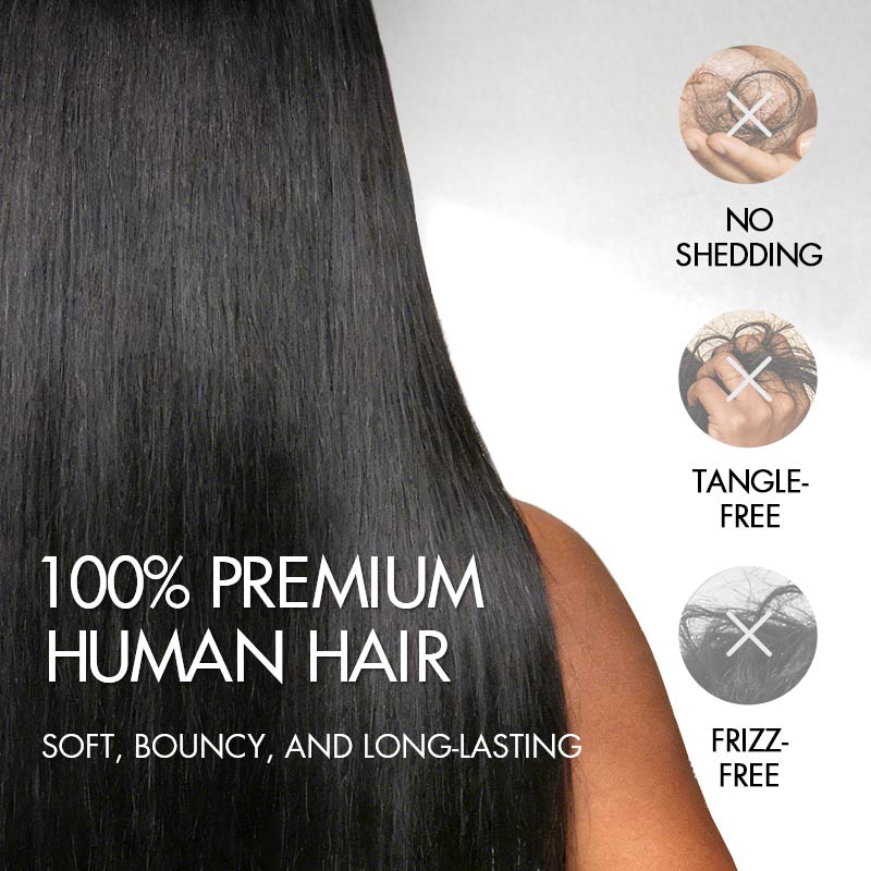 QVR Burmese Curly Feather Crochet Human Hair Ombre Brown #T1B/4 Machine Made Crochet Weave Hair Extensions
