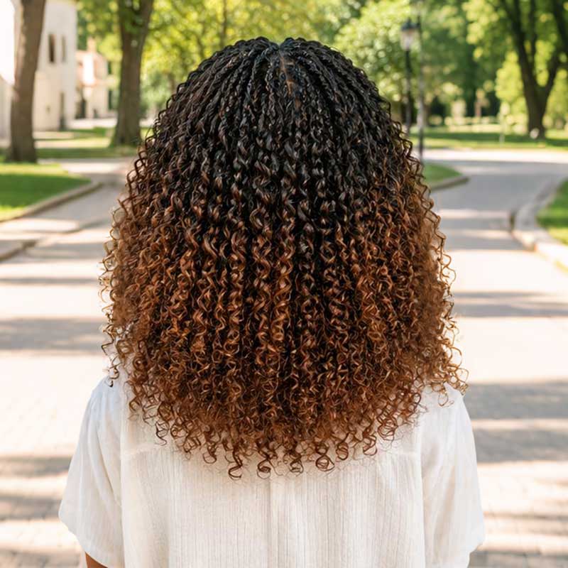 QVR #T1B/30 Feather Crochet Human Hair Burmese Kinky Curly Machine Made Crochet Weave Hair Extensions