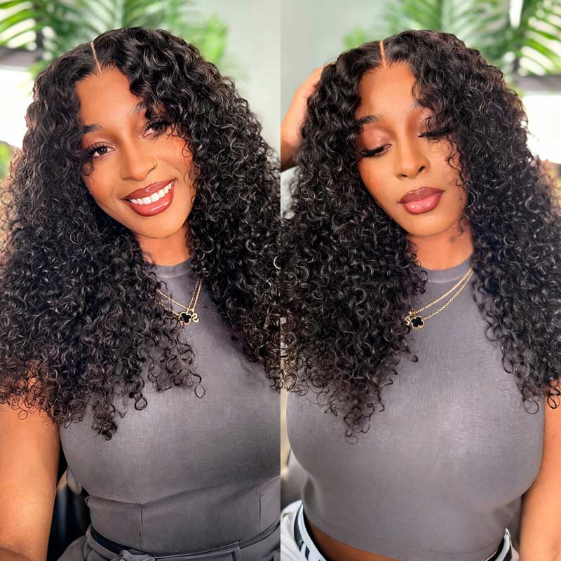 QVR Burmese Curly 5X5 Lace Closure Wig Wear To Go 4Pre Design Virgin Human Hair Wigs