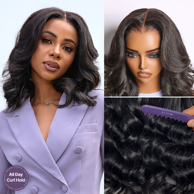 Luvme All-Day Curl Hold™ Premier Grade Hair Shoulder Length Body Wave CuticleAlign™ PartingMax Glueless 7x6 HD Lace Wig Pre-Cut Lace